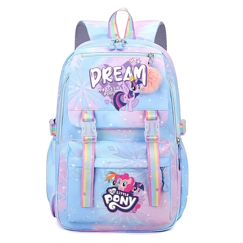 sac à dos my little pony pour femmes, garçons et filles, sac à livres, sac à dos de dessin animé kawaii pour étudiants et adolescents, mochila, cadeau d'anniversaire