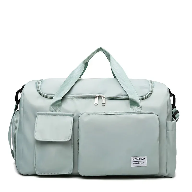 sac de voyage de grande capacité, sac à main portable à fermeture éclair pour le sport, sac de nuit multifonctionnel unisexe pour le 03