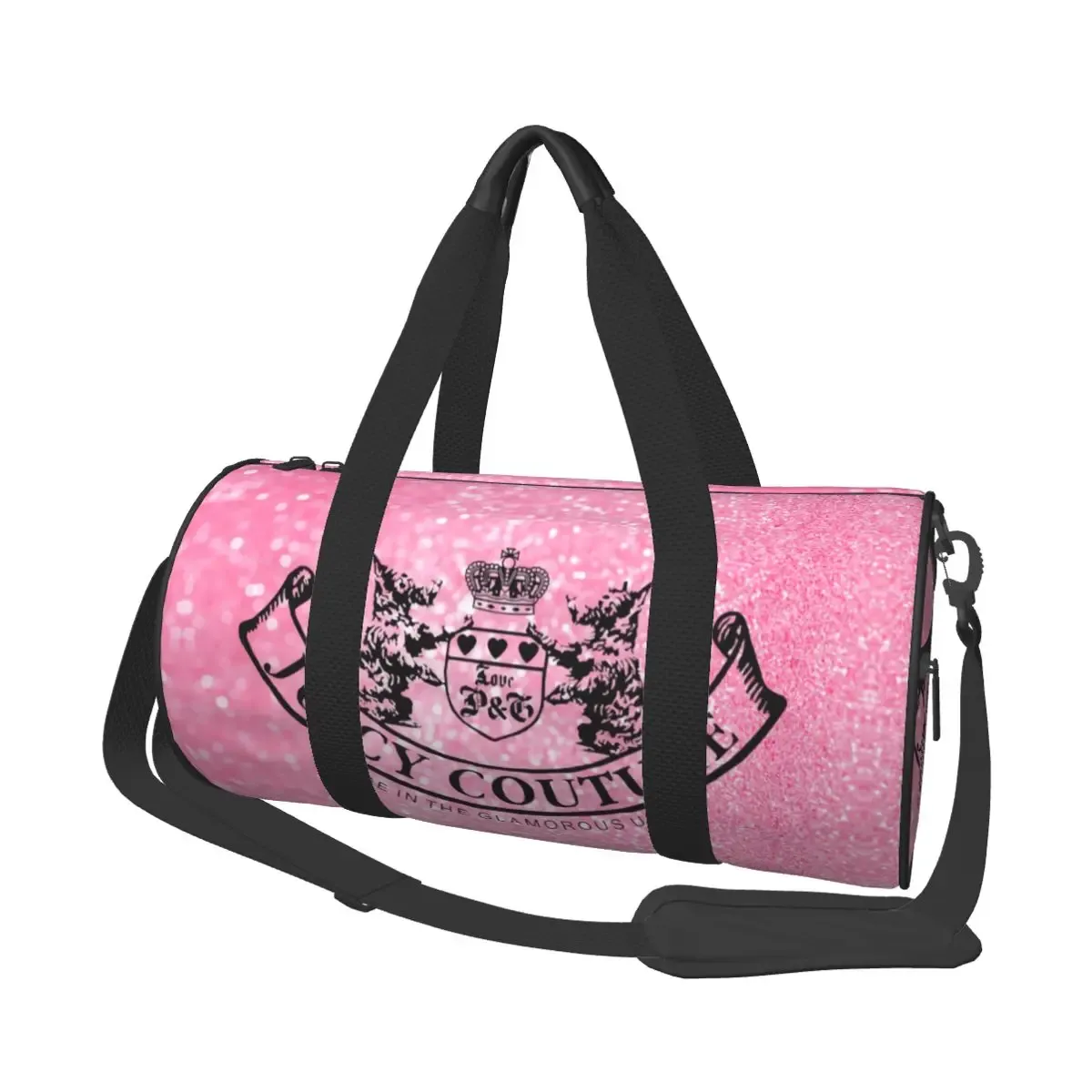 sac de voyage rond de grande capacité j-juicy-c-couture, sac de voyage à main, sac de rangement léger