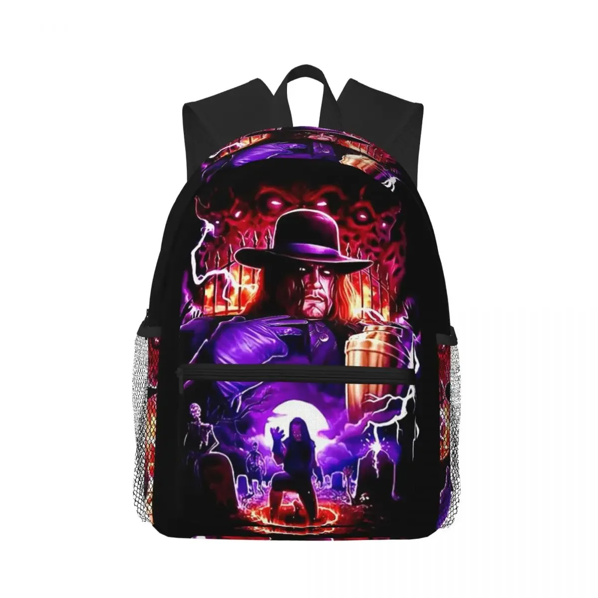 the undertaker wrestling – sac à dos de lutte professionnelle pour étudiants, sac d'école, sac à dos de randonnée pour garçons et filles, sac à bandoulière