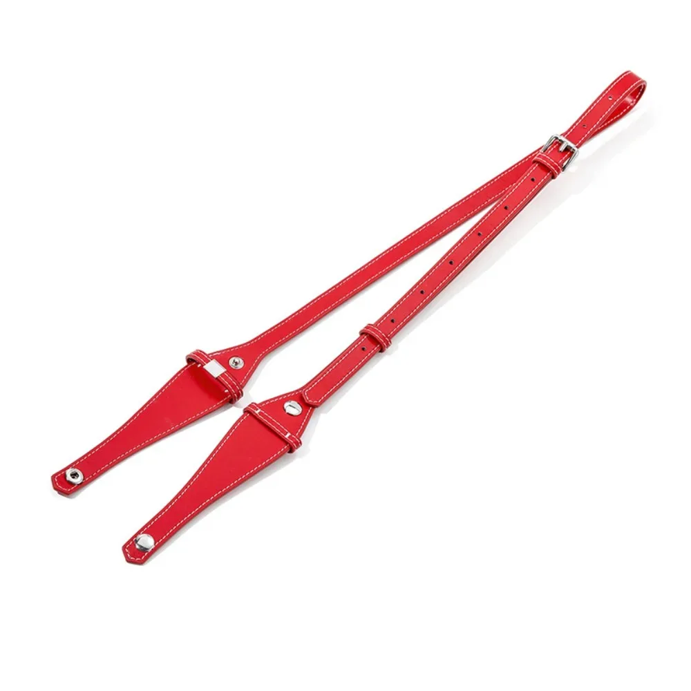 sangle d'épaule extensible en cuir pu 108-137 cm, sangle de remplacement détachable pour sacs à main goyard bowling 25 et trousse de toilette