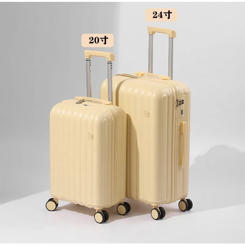 nouvelle valise de 20 pouces, boîtier de chariot de qualité, matériau de coque rigide épaissie pour pc, résistance à la pression, adapté aux hommes et aux femmes