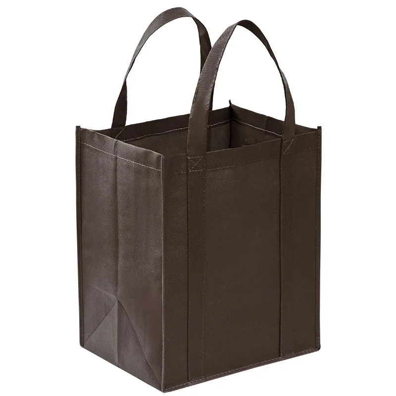 sac à provisions non tissé de grande capacité, sac fourre-tout pliable, sacs fourre-tout réutilisables, sac à main de voyage extérieur, pocommuniste de rangement