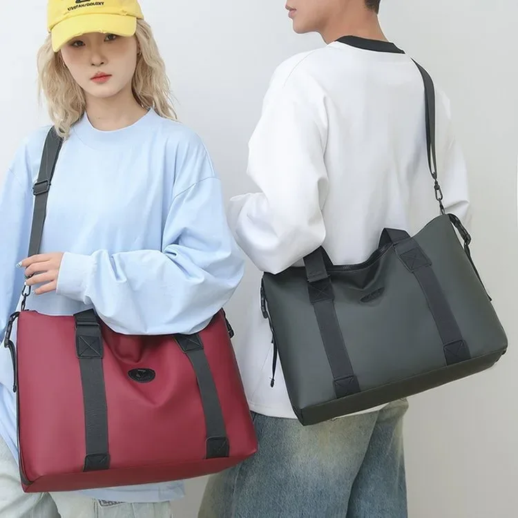 sac de voyage décontracté et tendance pour hommes et femmes, grande capacité, rangement à main, sport et fitness, utilisation en extérieur