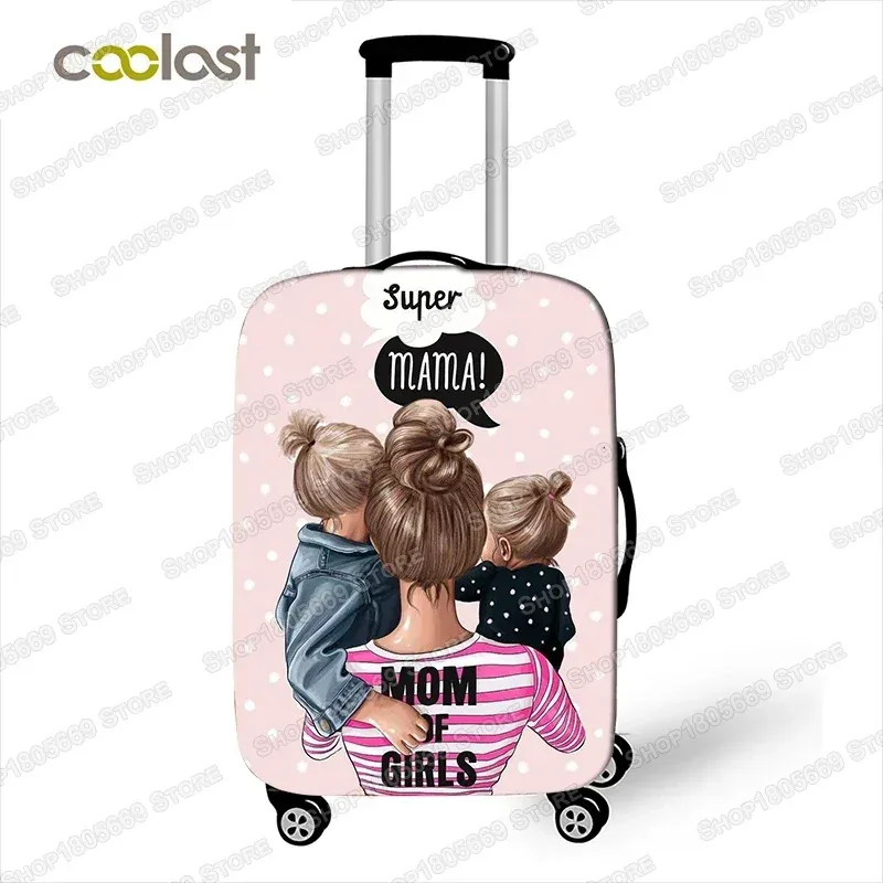 juste de bagage imprimée dessin animé pour filles, super spinal, accessoires de voyage, valise trolley, housses de protection de bagages, housse de valise anti-poussière