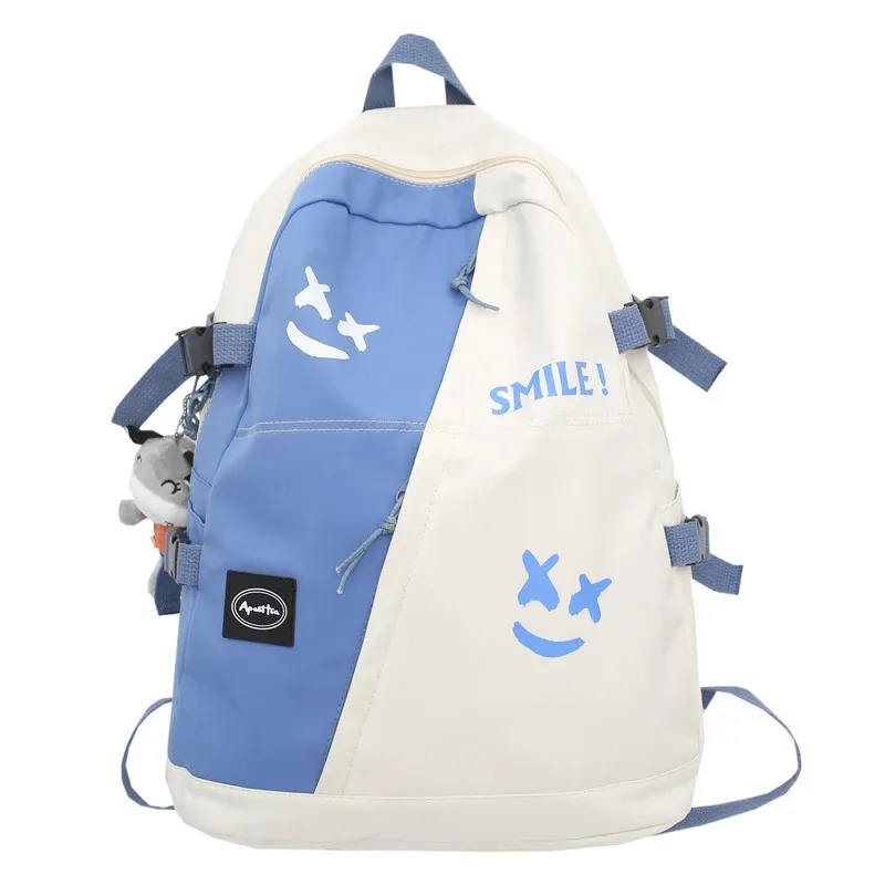 mode grand sac à dos amoureux d'hiver voyage sac à dos femmes ordinateur portable mochila pour adolescent bookbag nouveau collège sac d'école hommes sac à dos