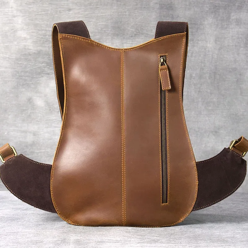 s.worker sac à dos décontracté en cuir véritable sac à bandoulière en cuir pleine fleur sac d'école de voyage sac à dos coccinelle personnalisé à la mode
