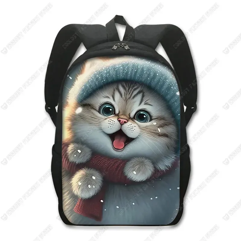 sac à dos chat mignon chat persan/siamese, sacs d'école pour enfants pour adolescents, chat britannique écossais, sacs à dos pour ordinateur portable, sac de livre chaton