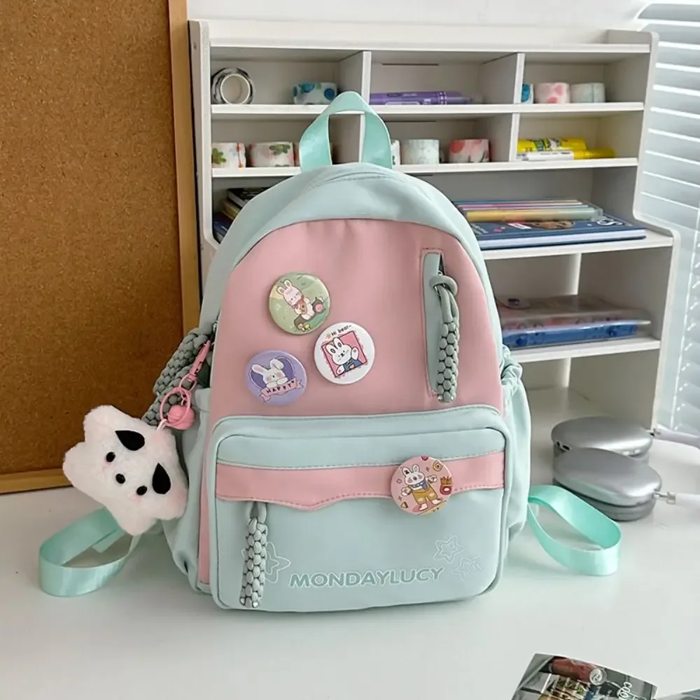 sac à dos mignon de style japonais, sac d'école multifonction en nylon, sac à main de grande capacité pour étudiant
