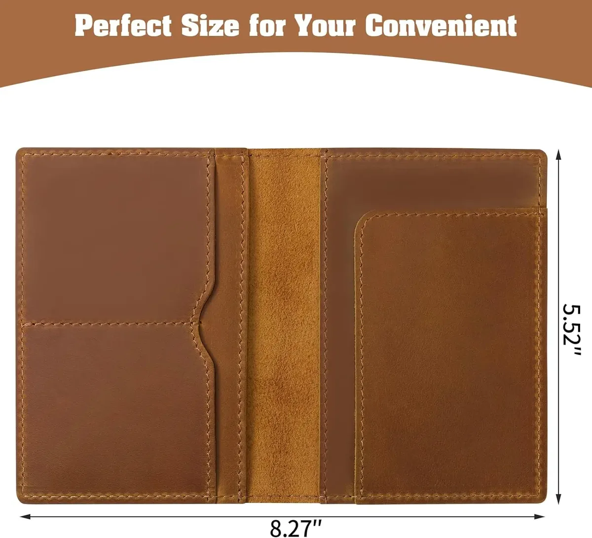 aiguoniu porte-passeport en cuir portefeuille de voyage housse pour hommes et femmes en cuir documents de voyage organisateur protecteur
