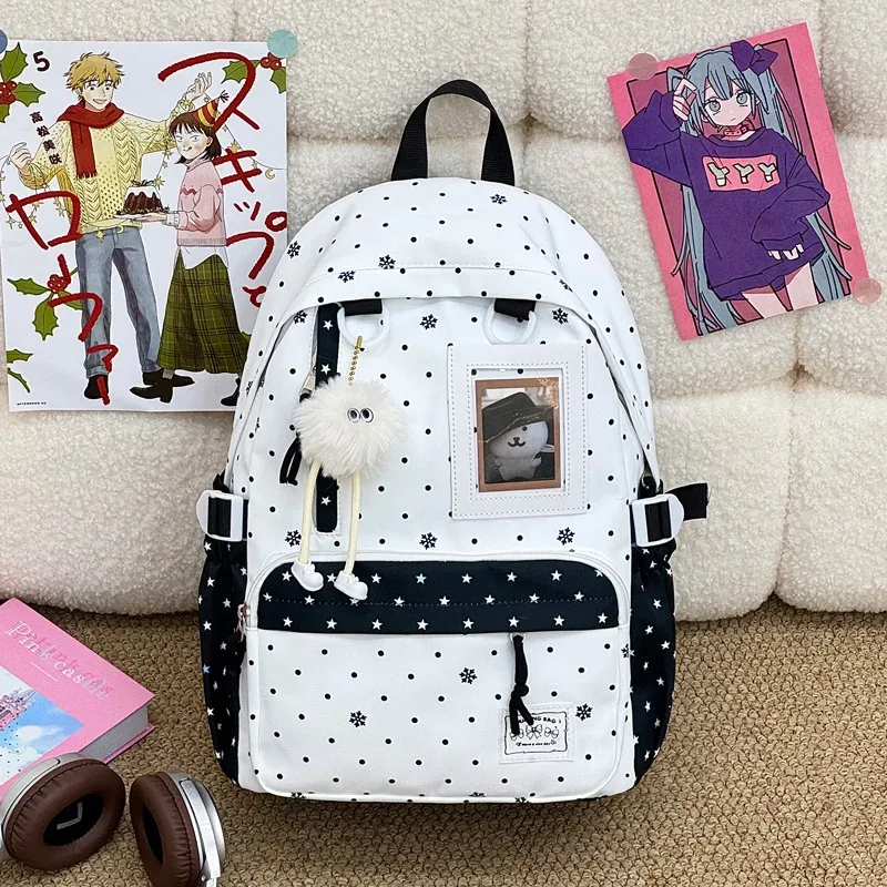 nouveau sac à dos imprimé grande capacité pour femmes, sac à dos décontracté pour étudiantes du collège, du lycée et des écoles primaires