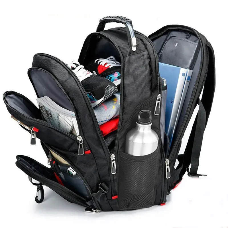 Sac à dos Swiss Army Knife pour hommes, étudiants du secondaire, sac à dos de voyage d'affaires en tissu Oxford, sac de voyage, sac pour ordinateur