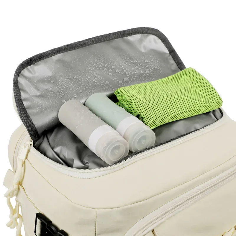 sac à dos extensible grande capacité avec compartiment humide/sec et compartiment à chaussures, sac de voyage décontracté pour affaires