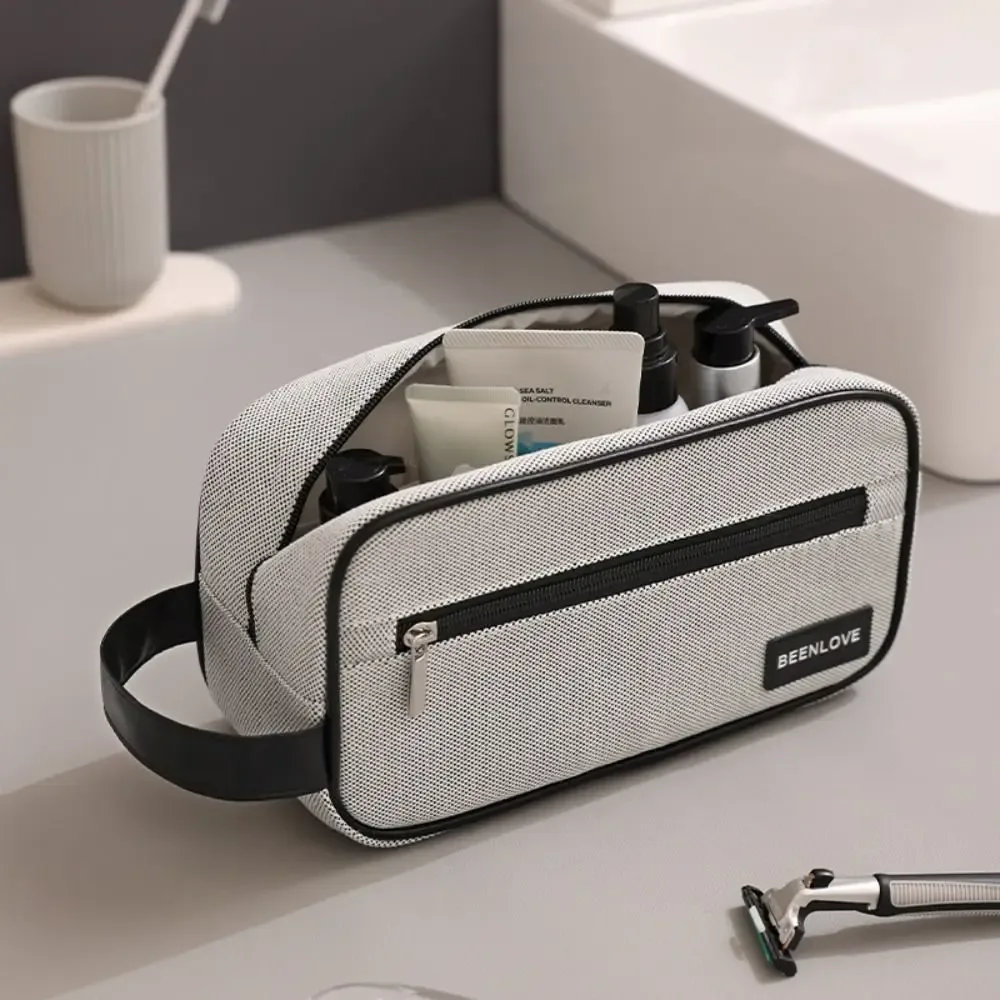 trousse de toilette grande capacité durable, sac organisateur cosmétique portable multifonctionnel, sac à main maquillage, extérieur