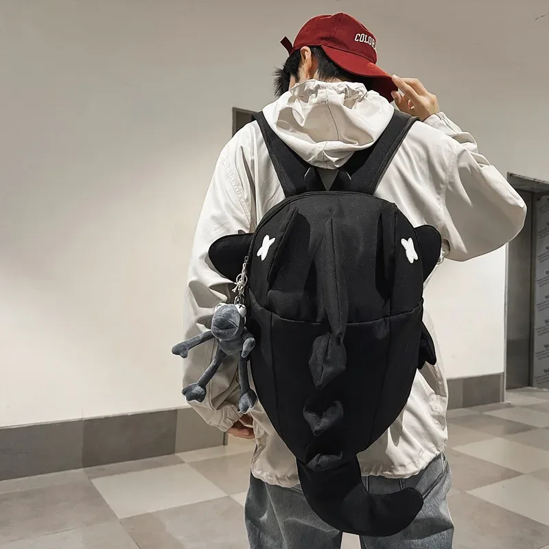 sac à dos de dinosaure de dessin animé pour hommes et femmes, sac d'ordinateur portable de voyage étanche multifonction kawaii, sac d'école drôle de mode pour garçons et filles