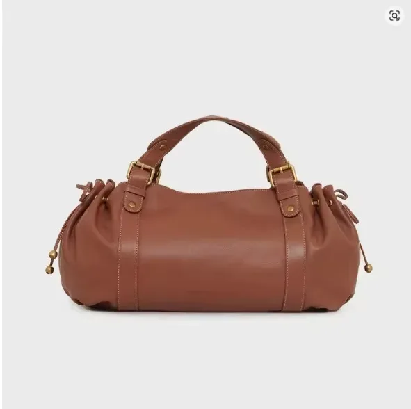 sac à main vintage pour femme, nouveau design de luxe, sac à bandoulière pour un style quotidien, sac fourre-tout de couleur unie