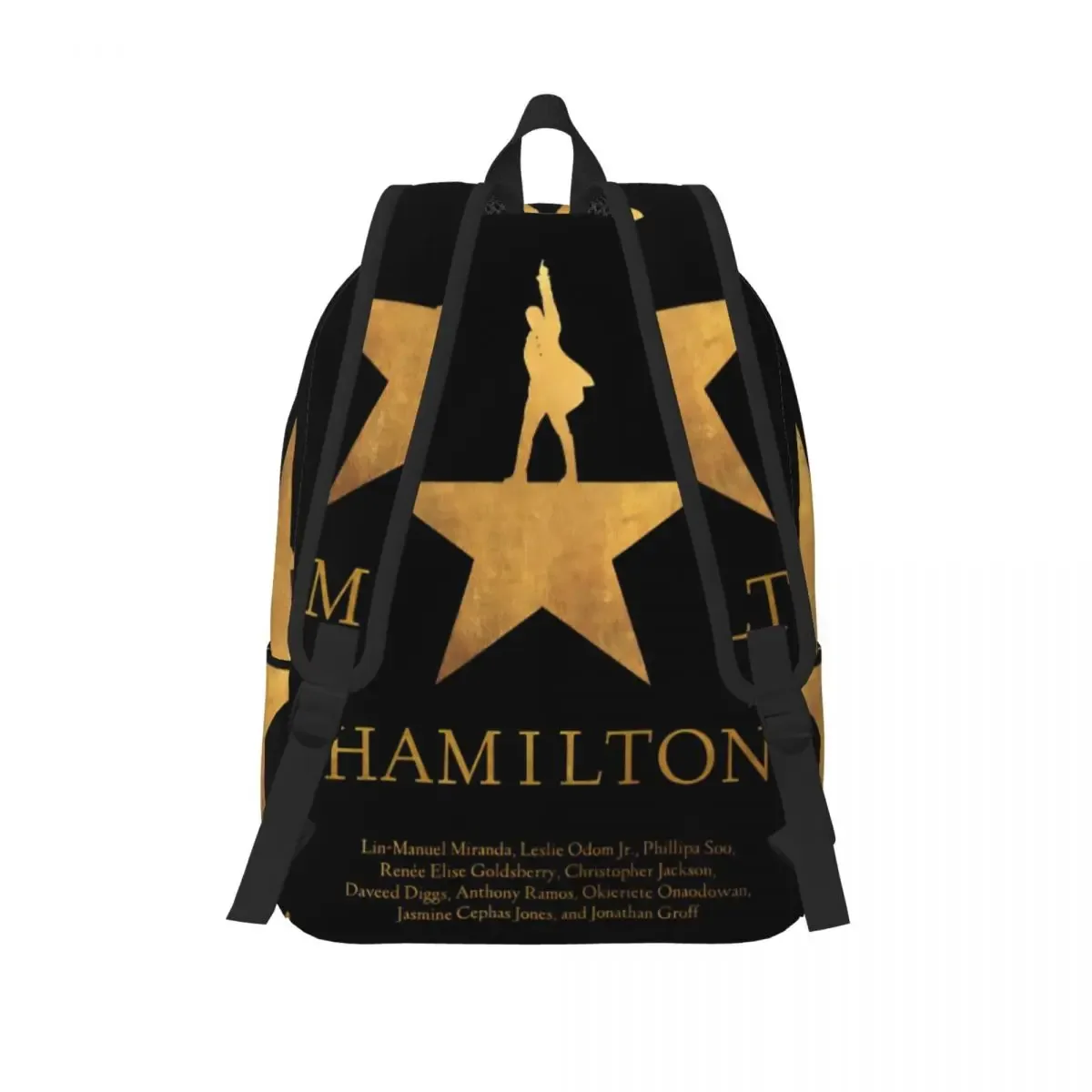 sac à dos hamiltons musicaux pour élèves d'âge préscolaire et primaire, sac à livres américain pour garçons et filles, sac à dos léger en toile pour enfants