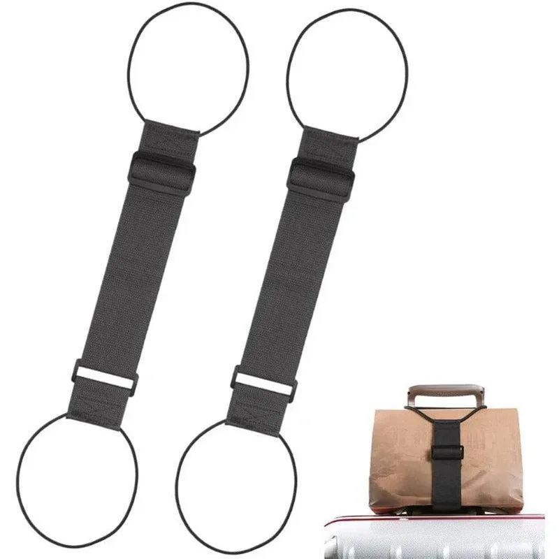 Sangles de connexion réglables et robustes multi-usages pour valises, sangles de voyage arc-en-ciel, sangles de sécurité pour organiser et protéger contre le vol