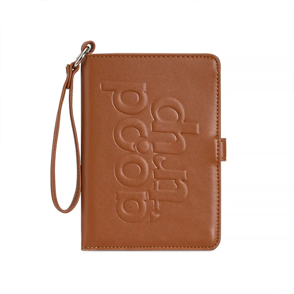 porte-cartes en pu, sac de voyage pour passeport, porte-billets avec cordon de suspension, portefeuille pliable multifonctionnel, accessoires de voyage