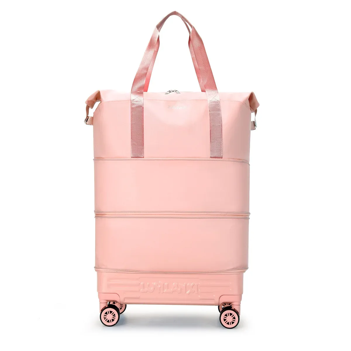 sac de voyage grande capacité avec roulettes, roulettes universelles pour les voyages longue distance, les voyages d'affaires, sac de rangement pour bagages