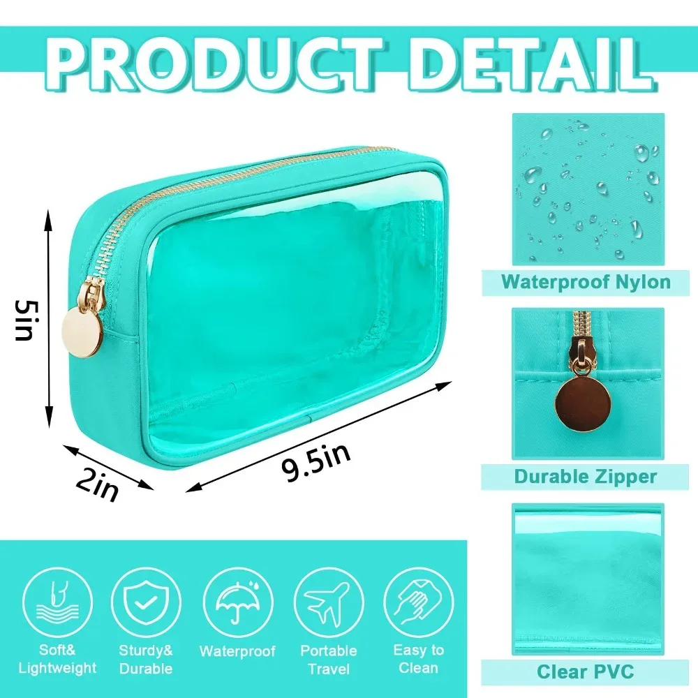 nouveau sac cosmétique en pvc grande capacité sac de maquillage transparent coque de rangement trousse de toilette femmes