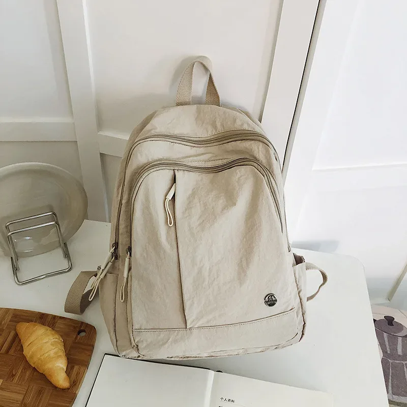 sac à dos décontracté pour femmes, léger et étanche, sac de voyage de grande capacité pour femmes, sac à dos d'école pour filles