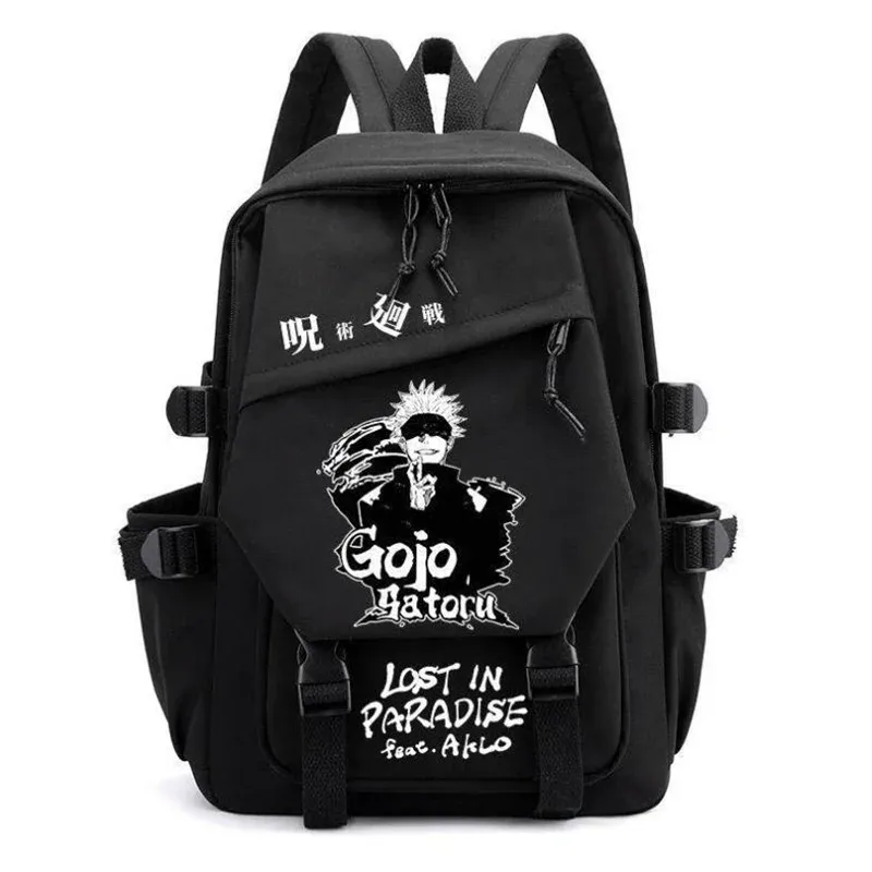 sac à dos anime jujutsu kaimmense pour hommes et femmes, cartable pour adolescents, sacs pour ordinateur portable gojo satoru, cartable d'extérieur à la mode
