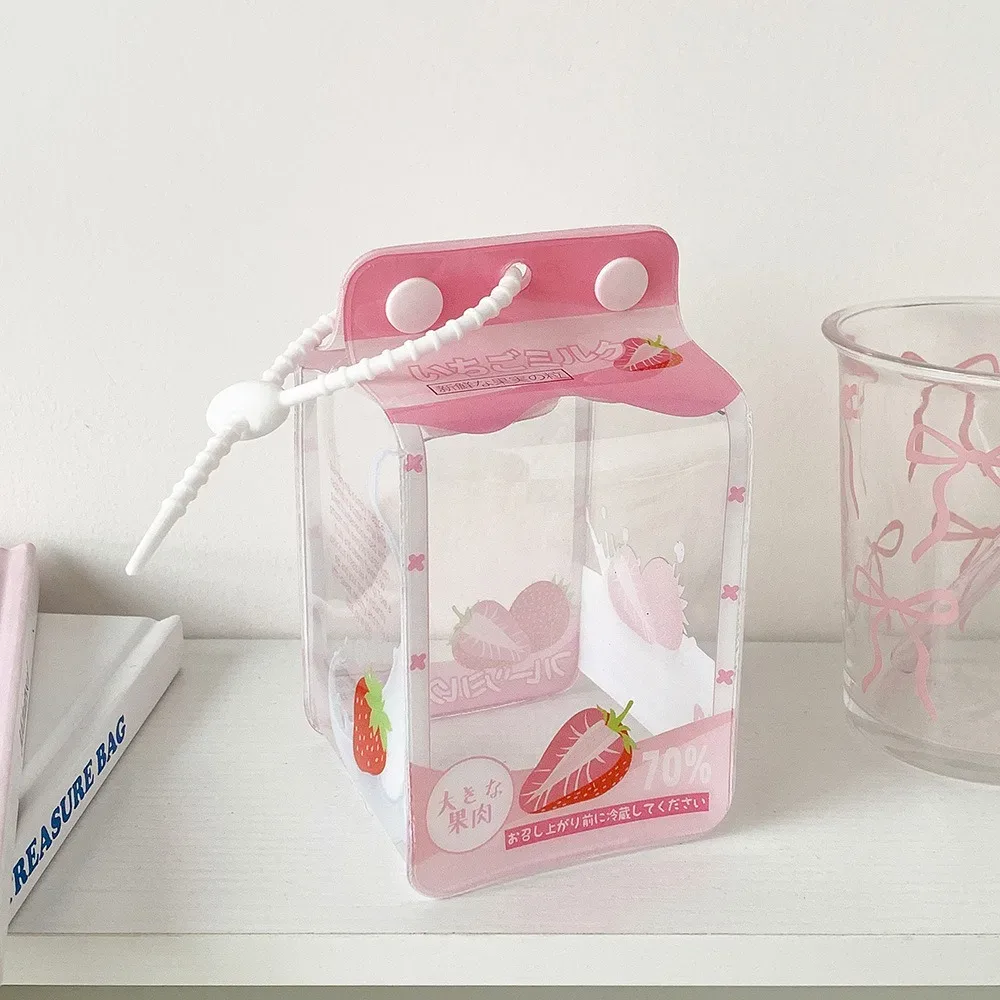 sac de présentation multifonctionnel en pvc pour poupées de 10 cm, avec cordon, sac de transport pour poupées en coton, sac de rangement transparent pour badges, idéal pour les voyages en extérieur