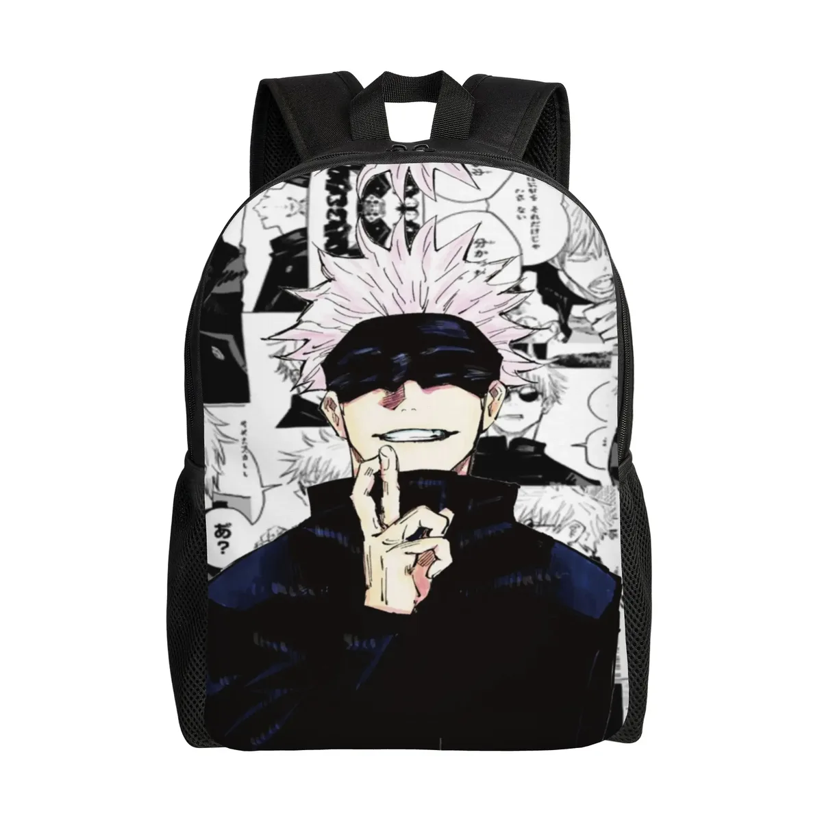 sac à dos manga gojo satoru pour hommes, femmes, adolescents, étudiants, sac de travail, sac à bandoulière jujutsus kaisens, sac à dos d'université, sac de sport