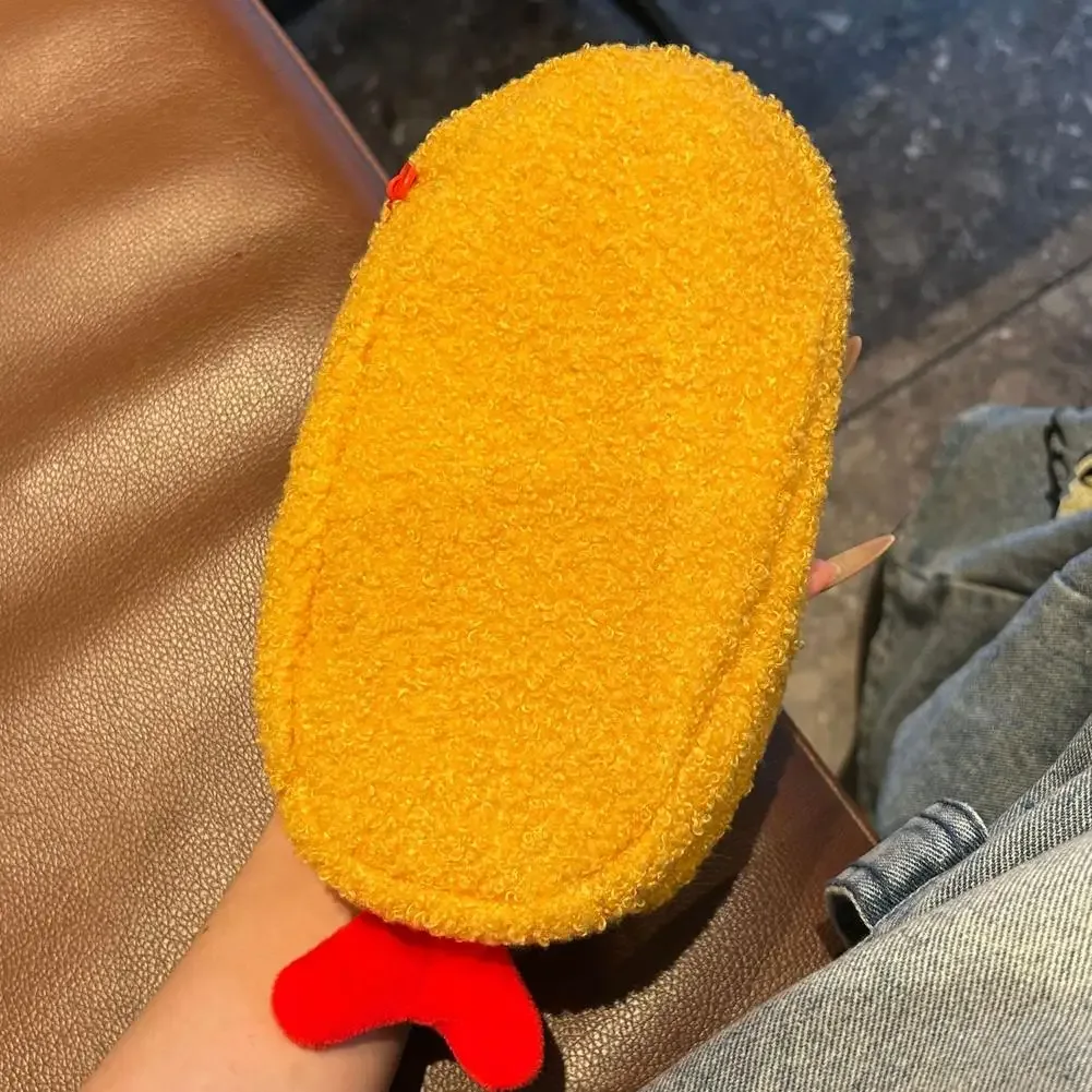 pochette de rangement en peluche mignonne, double usage, pour papeterie, cosmétiques, maquillage, sac à crayons doux et moelleux pour étudiants, école, voyage, usage quotidien
