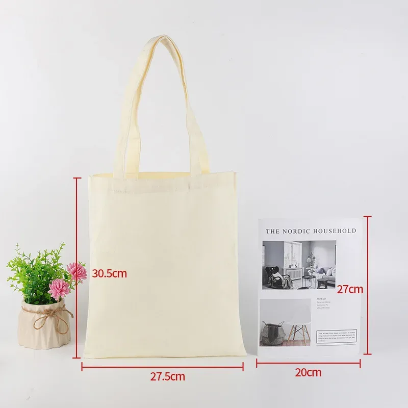 100 pièces/lot, vente en gros, sacs fourre-tout en toile de grande capacité, logo personnalisé, sacs réutilisables en coton écologique, sacs de courses promotionnels
