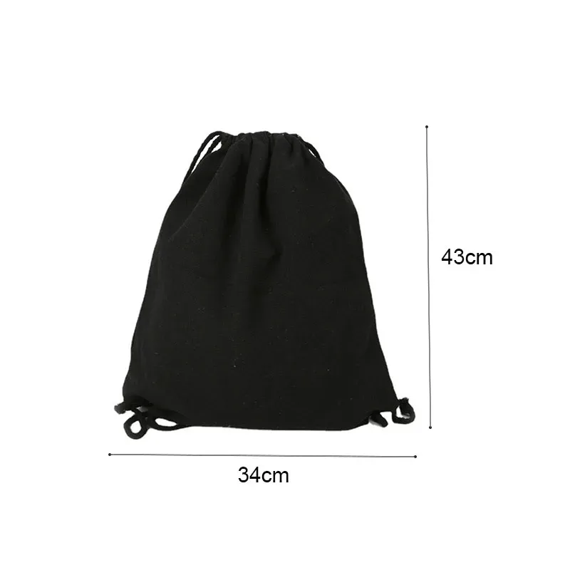 nouveau sac fourre-tout en toile avec cordon de serrage, pochette en tissu anti-douleur, cordon de serrage lsd05