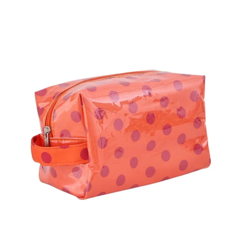 brlponve trousse de maquillage élégante et imperméable, pochette cosmétique compacte et durable, idéale pour les voyages, tendance et pratique avec doublure oxford