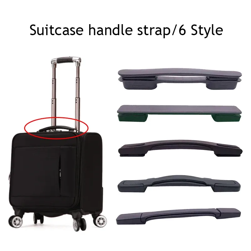 poignée de bagage universelle noire, poignée de valise, poignée de remplacement pour chariot, facile à transporter, accessoires, pièces de bagages