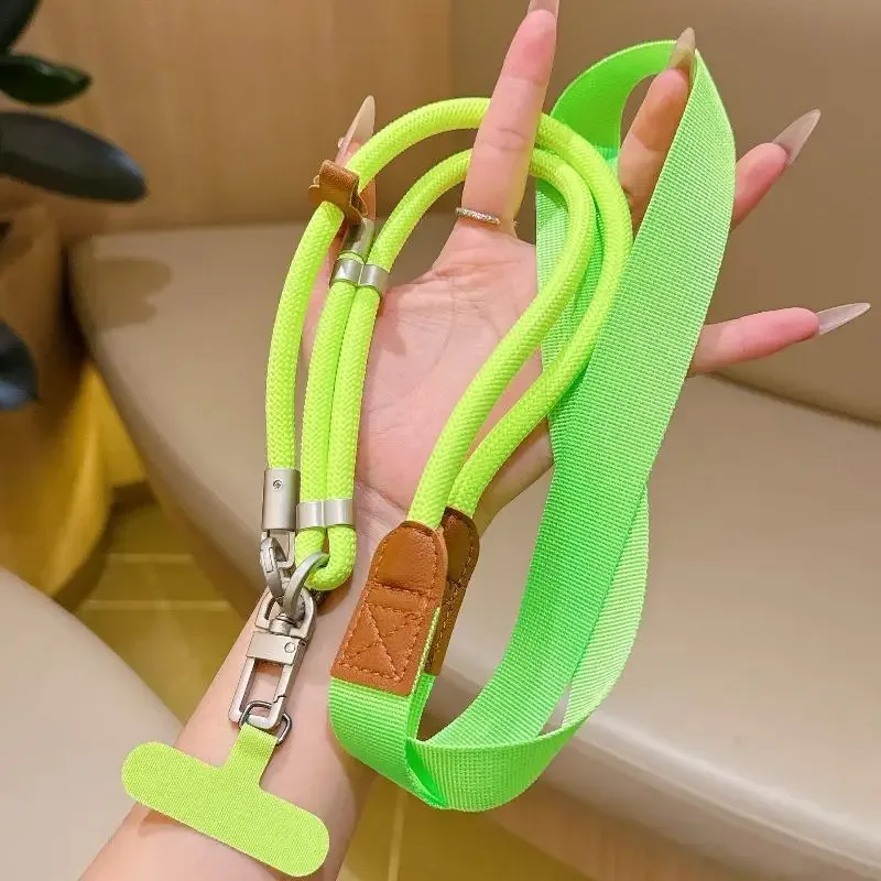 lanière de téléphone réglable à porter en bandoulière, clip détachable, sangle anti-perte pour téléphone portable, sangle de sac à bandoulière pour les voyages en plein air et l'usage quotidien【smq】