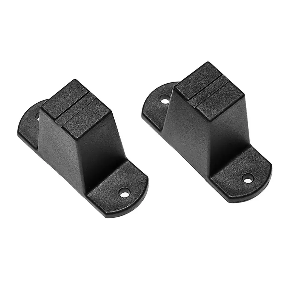 patins de protection en plastique noirs pour bagages avec vis, support inférieur de valise, pièce de rechange universelle pour toutes les valises