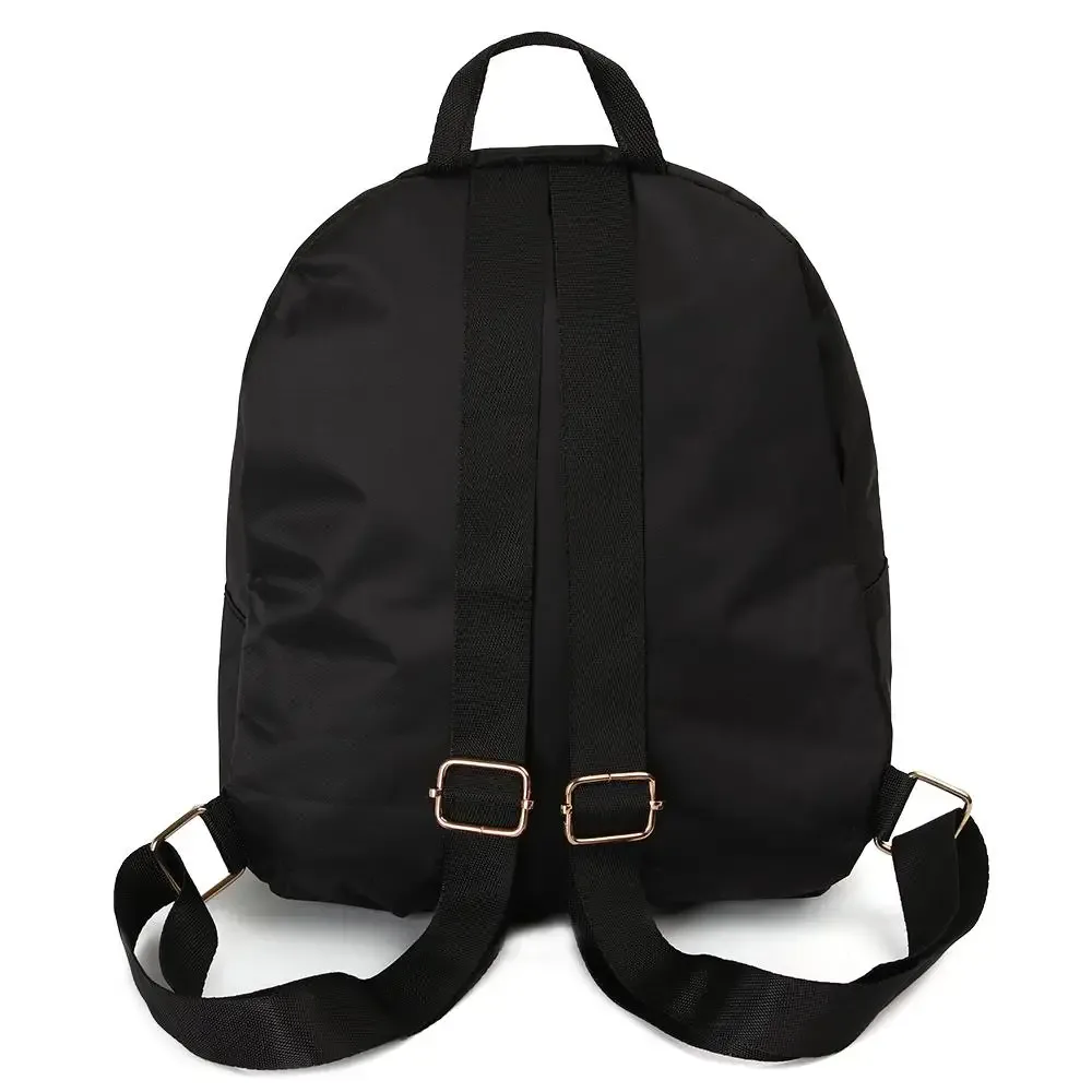 sac à dos oxford multifonction pour femmes et filles, mini sac à dos de voyage, sac à main initié, noir, mignon, mode