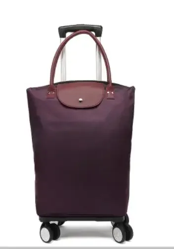 weishengda-sac à bagages à roulettes pour femme, sacoche de voyage à roulettes