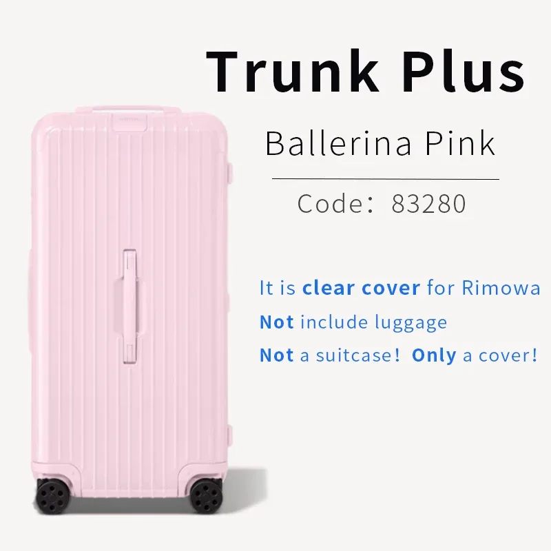 housse de protection transparente pour bagages rimowa clear, compatible avec la valise rimowa essential.