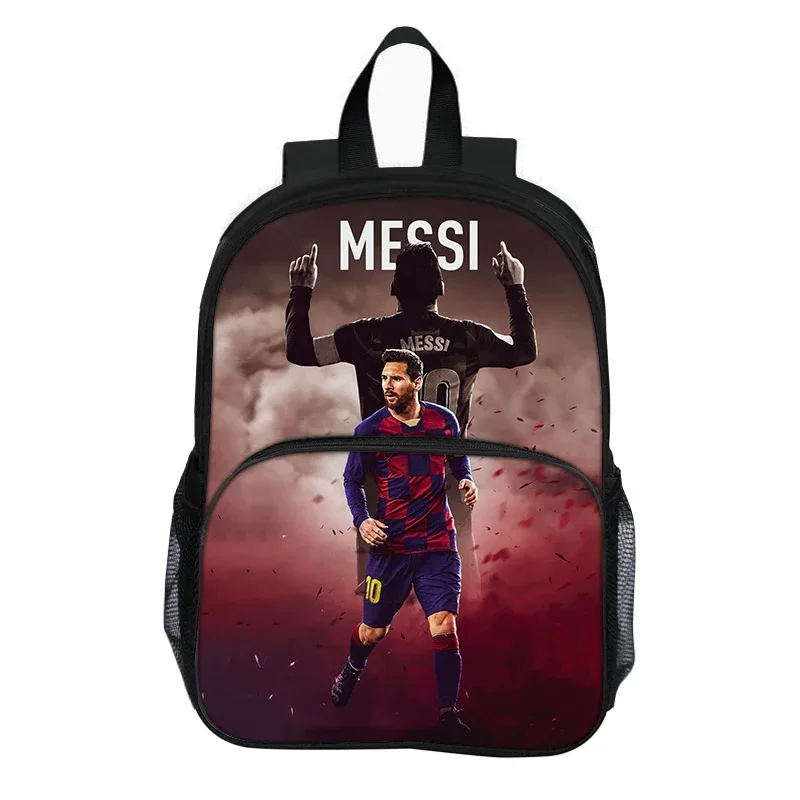 sac à dos m-messi avec poche avant pour étudiants et enfants, sac d'école pour star du football, sac de sport, sac de voyage de grande capacité