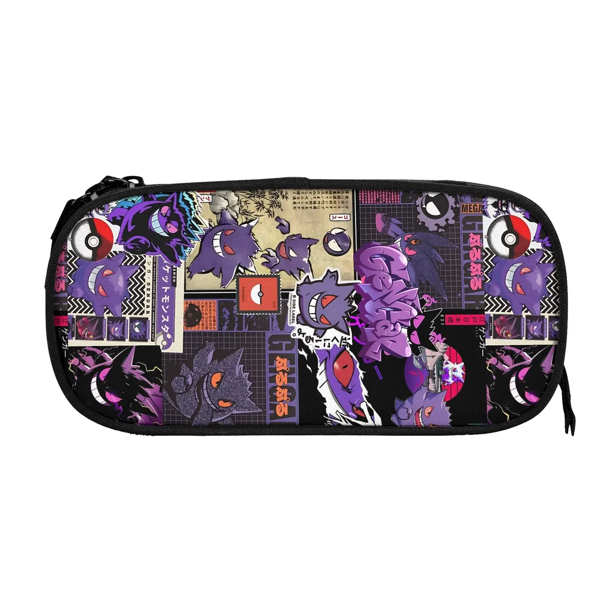 sacs à thème pokemon personnalisés, grande capacité, pour enfants, trousse à crayons pour garçons et filles