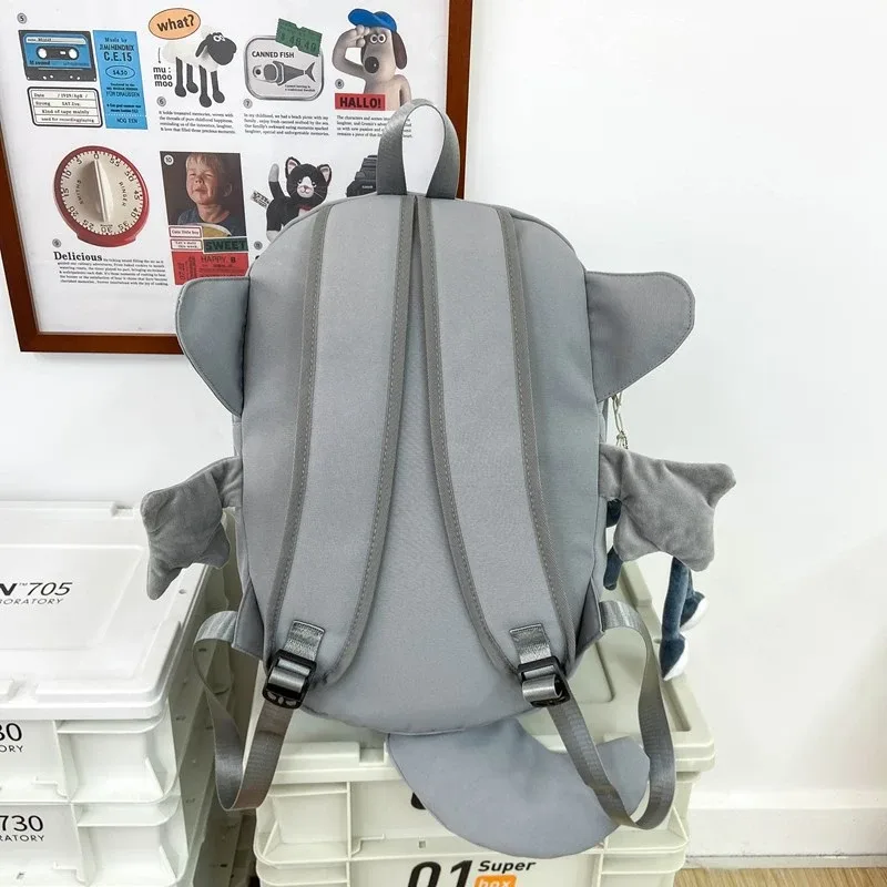 sacs à dos design baleine 3d sac à dos décontracté avec pointes adulte mignon dragon sac à dos dinosaure lézard imperméable filles cadeau d'anniversaire