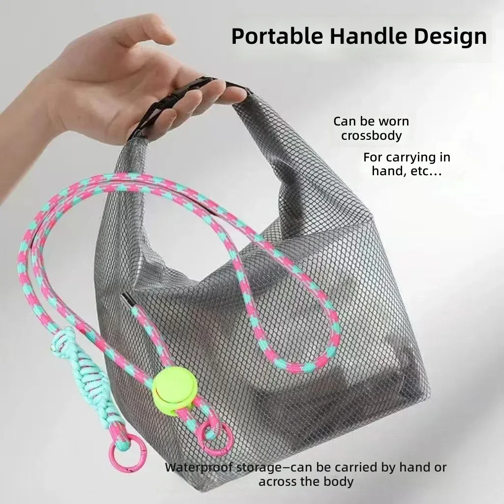 sac de bain étanche avec séparation sec/humide, grande capacité, sac de plage, de sport et de voyage, organiseur portable pour articles de toilette et maquillage