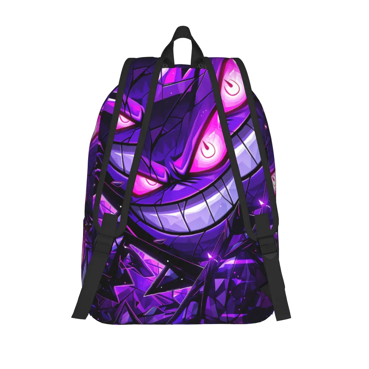 sac à dos tendance pokemon gengar pumpkin halloween, mochilas, sac à dos à bandoulière robuste de qualité supé