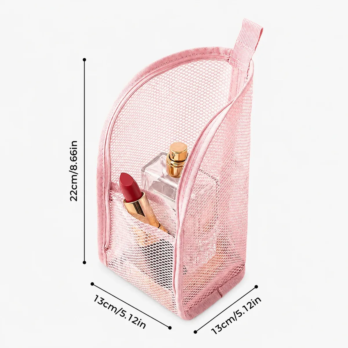 trousse de toilette en maille eva, sac de voyage portable pour cosmétiques, sac de maquillage à fermeture éclair pour femmes, sacs imperméables.