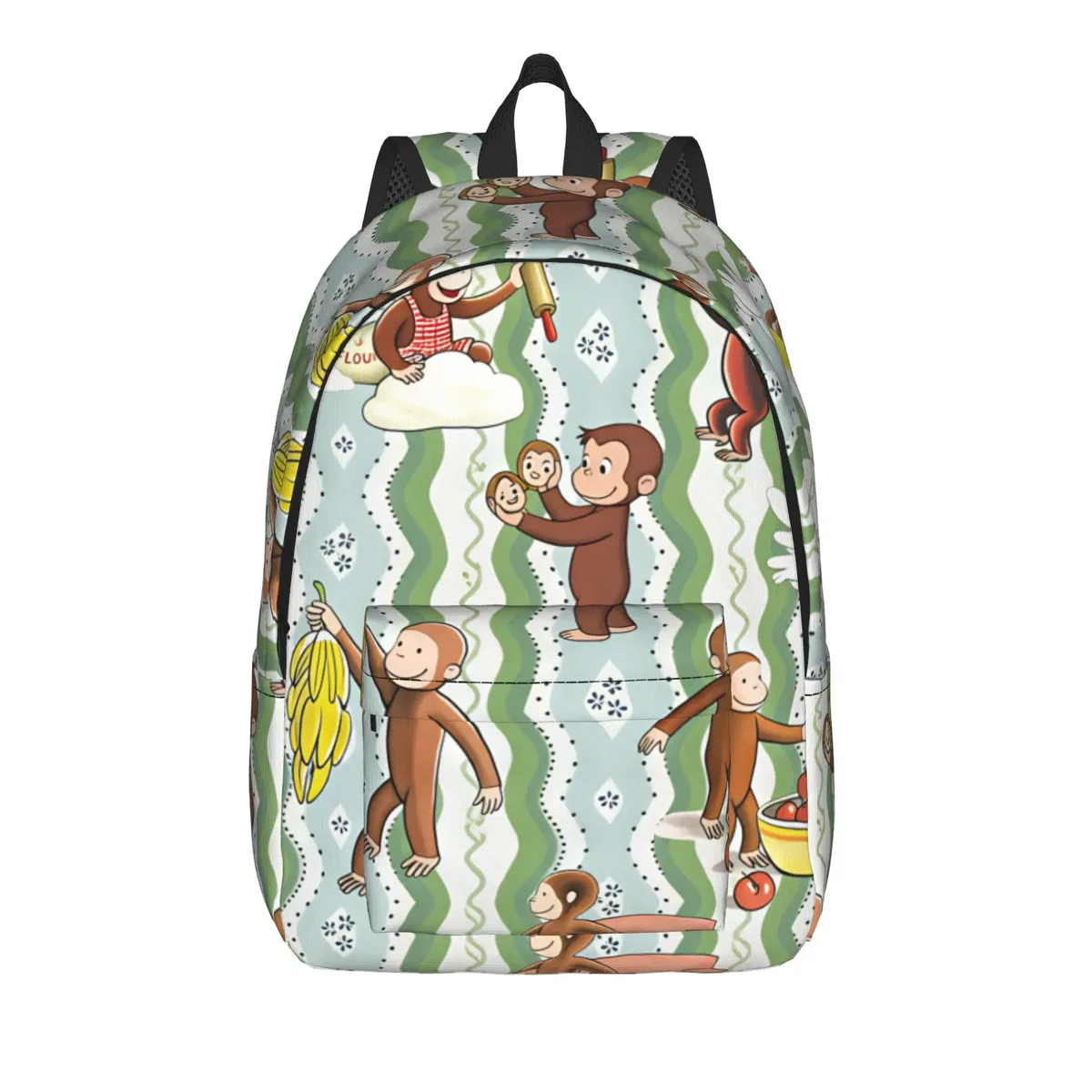 sac à dos multifonctionnel curious george, sacs à dos de trekking, sacs à dos colorés pour étudiants, sacs souples pour lycéens, style sac à dos