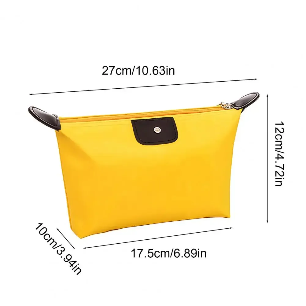 sac à cosmétiques pliable, petite pochette de maquillage étanche, organisateur de maquillage de voyage portable pour pinceaux, articles de toilette, organisateur de papeterie