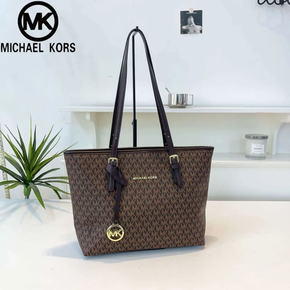 michael kors ole jet set 2026 nouveau sac à main de luxe décontracté grande capacité pour femme mk sac fourre-tout à lettres