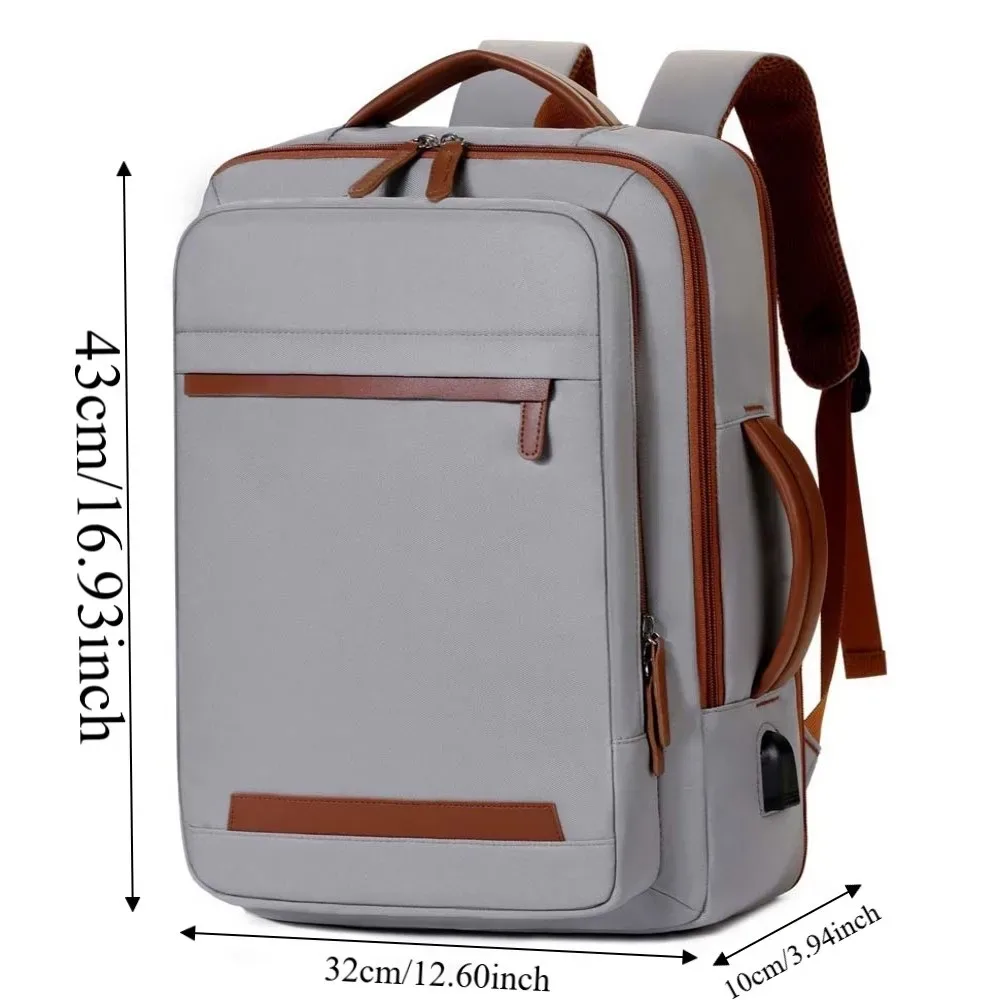sac à dos pour ordinateur portable de grande capacité, multi-poches, résistant à l'usure, sac à dos professionnel, fermeture éclair durable, maille respirante