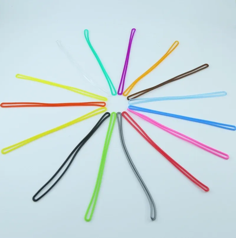 étiquettes de bagage écologiques, 100 pièces, boucle en plastique, sangles à vis sans fin en pvc, conforme aux normes américaines, 15 couleurs